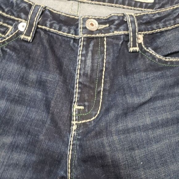 Anoname Blue Wash boot leg jeans size 32 Karina  Curvy vintage y2k - Picture 9 of 16